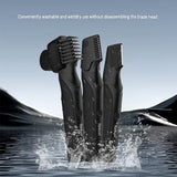 3-in-1 Electric Body Groomer for Men - IPX5 Waterproof, USB-C Rechargeable, Adjustable 3-12mm Comb, V888-ELOSUNG56180