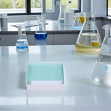 Concave Glass Slides White for Lab Use, Stable and Firm, 50Pcs V1192-AZ-W-25128