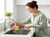 Stainless Steel Mesh Kitchen Strainer, Food Sieve with Riveted Handles and Ring Base for Pasta, V1189-LC-AMZ-00079