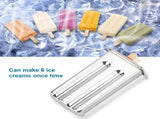 Stainless Steel Molds Ice Cream Industrial Home Kitchen DIY Ice Pop Mould Maker Tool V1294-YM0727-JY06255-01