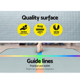 Everfit 5M Air Track Gymnastics Tumbling Exercise Mat W/ Pump Inflatable Colour ATM-5-1-01M-MC-AP