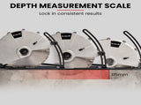 BAUMR-AG 3500W 350mm/14" Electric Concrete Demolition Cut-Off Saw, Wet and Dry Cutting, Diamond V219-SAWCONBME8XA