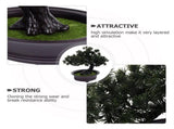 Set of 2 Artificial Bonsai Trees Green Decorative Plants for Indoor Outdoor Home Office Decor with V1369-AZ3-W-12847