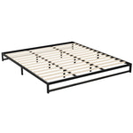 Artiss Bed Frame King Size Metal BERU MBED-C-BERU-K-BK-AB