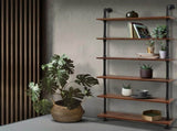 Artiss Floating DIY Pipe Shelf 6 Tiers - IRA PIPE-DIY-SHELF-90
