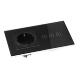 Multifunction Smart Wall Switch with Socket WiFi Switch Socket for Tuya 95/AC 10A V1294-YM0901-3114210035811