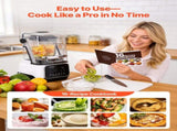 Blender, 2L Professional Countertop Blenders with Shield, 2200W 26000RPM Kitchen Food Processor V952-DJYZSBJBJ2L197T2E001V3