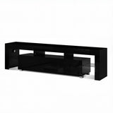 Artiss Entertainment Unit TV Cabinet LED 189cm Black Elo FURNI-L-TV189-BK-AB