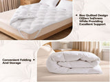 Giselle King Pillow Top Mattress Topper 1300GSM White Duck Feather For Old Bed Upgrade 5cm Thick TOPPER-DFEATHER-K