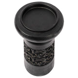 Nero Carved Pillar Candleholder 11x23cm V637-90311CDL