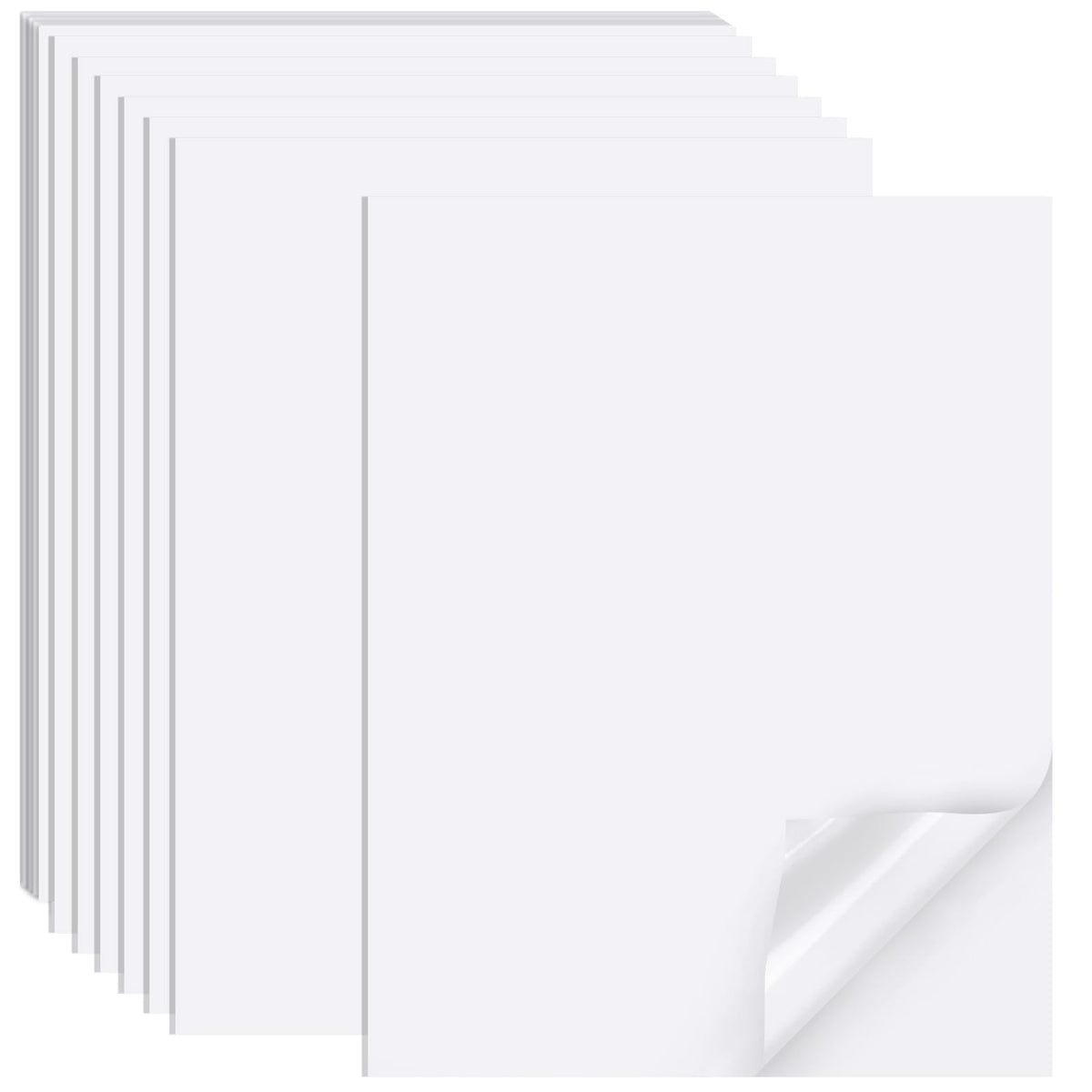 Printable Sticker Paper for Inkjet Printers, 50s A4 Matte Sticker Paper ...