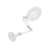 Desktop Magnifier 8X Magnification 10 Levels Adjustable Brightness 64 LEDs Magnifying Glass Desk V1294-YM0901-L4639W