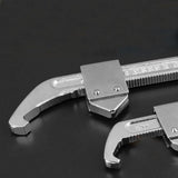 Adjustable Hook Pin Spanner Wrench Locking Crescent 35mm-165mm Silver V1369-AZ3-W-21292