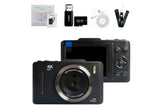 Digital Camera 4K Vlogging Camera for Photography with 32GB Card 48MP Portable Digital Camera with V1263-JX-6745-2