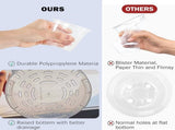 36 Pack 4/5/6/7 Inch Clear Nursery Pots for Plants, Plant Pots with Drainage Holes, Transparent V1258-DP02-C-156