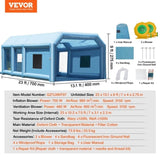 VEVOR Inflatable Paint Booth 23x13.1x9ft Inflatable Spray Booth 750W480W Blower V952-CQSPQFLSKCGLKCDG9V3
