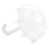 24Pcs Innovative Umbrella Shape Plastic Candy Box Container for Wedding Baby Birthday PartyWhite V1294-YM0901-3115200013914