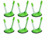 6Pcs Food Storage Bag Holder Stand HandsFree Bag Racks Home Kitchen Accessory Green V1294-YM0718-3118200280111
