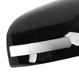 Rearview Mirror Cover High Strength Gloss Black Door Mirror Cover Replacement for Mitsubishi V1189-LC-QP-00465