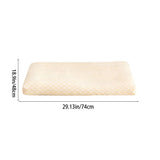 Soy Fiber Low Profile Cervical Thin Flat for Back and Side Sleepers Bed V1366-AZ2-W-12910