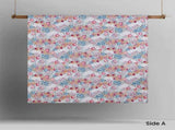 Accessorize Amara Washed Cotton Printed Reversible Quilt Cover Set Queen V442-HIN-QUILTCS-COTTONAMARA-BLUE-QS
