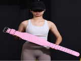 Size S Pink Professional Weightlifting Belt with Sponge Padding for Deep Squat Deadlift - Men V888-ELOSUNG17265