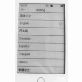 Portable MP3 Player Music Player Ink Screen E-Book Reader Dictionary 2.8-Inch Touch Digital V1192-AZ-W-23100