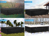 Outdoor Garden Furniture Cover Waterproof Anti-UV Rectangular Patio Table Cover for Rattan Furniture V1237-ZY-924-226