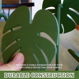 Coasters Plant Non-Slip Coasters, Monstera Coaster Set, Tropical Leaf Plant Coasters Home Decoration V1366-AZ2-W-15688