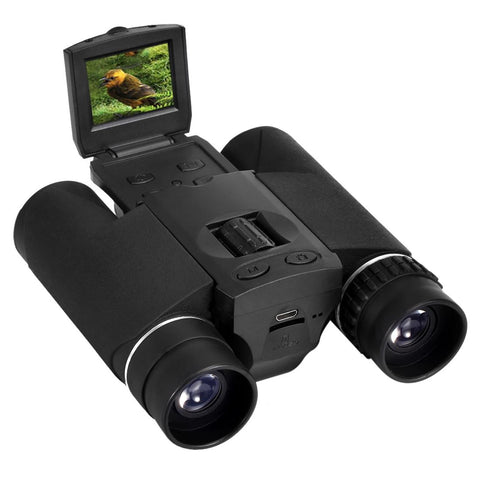 10X25 Zoom Binocular Telescope With Hd Digital Camera And 1.5 Lcd Screen - Black PRL-7601-CD-S_NZ