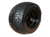 Pneumatic 16 Inch Wide Wheel Rubber Wheelbarrow Steel Wheel 16x6.50-8 V284-WHEEL5008