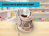 Neck Traction Air Decompression Support Brace Cervical Collar Hand Pump V63-824181