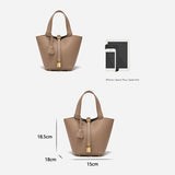 Faw Elegant Women's Leather Tote Handbag with Gold Lock Detail V888-ELOSUNG12947