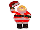 Christabelle 56cm Santa Christmas Light Up Display Animated LED Outdoor Indoor Xmas Yard Lawn S 112_SHE209