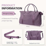 Travel Duffle Bag with Trolley Sleeve, Weekender Overnight and Gym Bag for Carry On Travel, Hospital V1189-LC-AMZ-00116