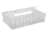 Crystal Tissue Box Paper Rack Office Table Accessories Tissue Case Holder Wedding Decoration V1294-YM0901-3115200124811