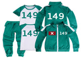 Squid Game, sportswear, complete set with rope 149 122 V1237-ZY-203-0303