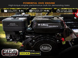Ducar 32T Petrol Log Splitter with 212cc OHV Engine 8.5s Cycle Time LOG-PTR-SPR-2001