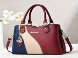 Tri-Color Handbag Tri Colour Handbag Australia Fashion Handbag Trendy Handbag - Off - white with V1347-127-63844-OFF-30-12-22