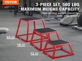 Plyometric Jump Boxes, 12/18/24 Inch Plyo Box, Platform and Jumping Agility Box, Anti-Slip Fitness V952-TXTD12YC18YCTKAZTV0