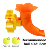 Manual Ball Launcher Adjustable Difficulty, No Batteries Needed, Clip-On Automatic Ball Dispensing, V1232-CWWJ-001