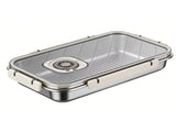 Bread Storage Container Stainless Steel Dishwasher Safe Time Recording Bread Keeper with Airtight V1294-YM0901-3118260018111