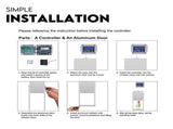 Chicken Coop Door with Digital LCD Screen to manage Timer and Sensor V379-CHKNCOOP025009