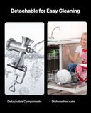VEVOR Manual Meat Grinder, 304 Stainless Steel Hand Meat Grinder with Suction Cup + Steel Table V952-BXGSDJRJYS305W7U7V0