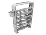 Classroom Deskside Bookshelf Large Capacity 6 Tier Multifunctional Slim Library Reading Storage Rack V1294-YM0901-3116230009312