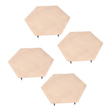 4pcs Stepping Stones Outdoor with 24pcs Ground Stakes Weather Resistant Decorative Stone for Garden V1294-YM0901-3111240178911