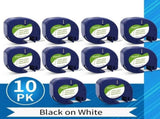 10-Pack 91330 Replace for Dymo LetraTag Labeling Refills Self-Adhesive Paper Tape for LetraTag Label V1370-AZ4-08149
