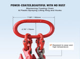 Chain, 10 mm x 180 cm Lifting Chains with Hooks, G80 Engine Chain Hoist Lifts, 5 Ton Lifting V952-DGDLMGFH1JZ67A30TV0