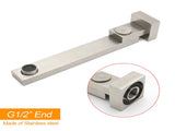 Brushed Nickel Square Stainless Steel Swivel Spout Bathtub Bubble Faucet Outlet V1233-SP604BN