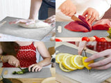 Cutting Board Double-Sided Stainless Steel Chopping Boards for Kitchen Camping 36x25cm V201-W13333276